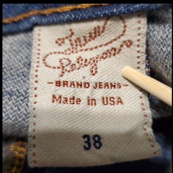 True Religion jeans. Men's Vintage jeans, yellow accent. Size 38 - Picture 9 of 16